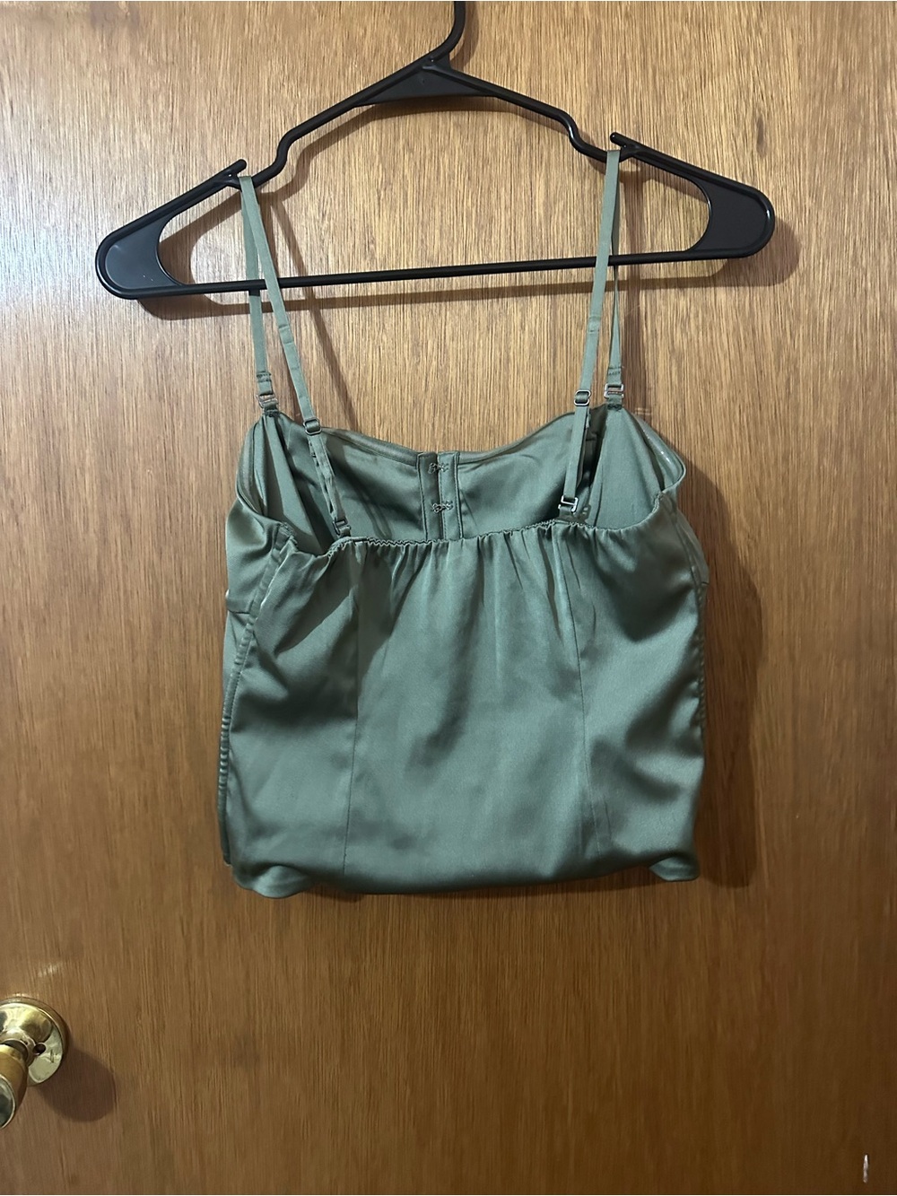 Y2K vintage Abercrombie & Fitch Green Camisole Top - Picture 3 of 8